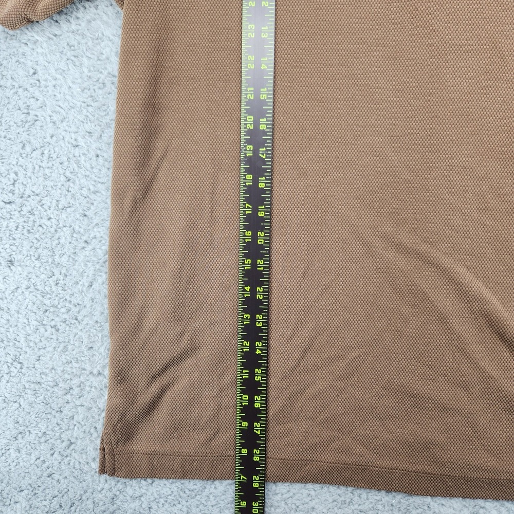 Tommy Bahama Polo Shirt Mens Size XL Brown Modal Polyester - Picture 4 of 7